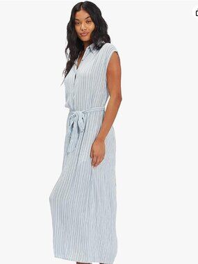 Billabong Womens Lovely Ways Button Front Midi Dress - M